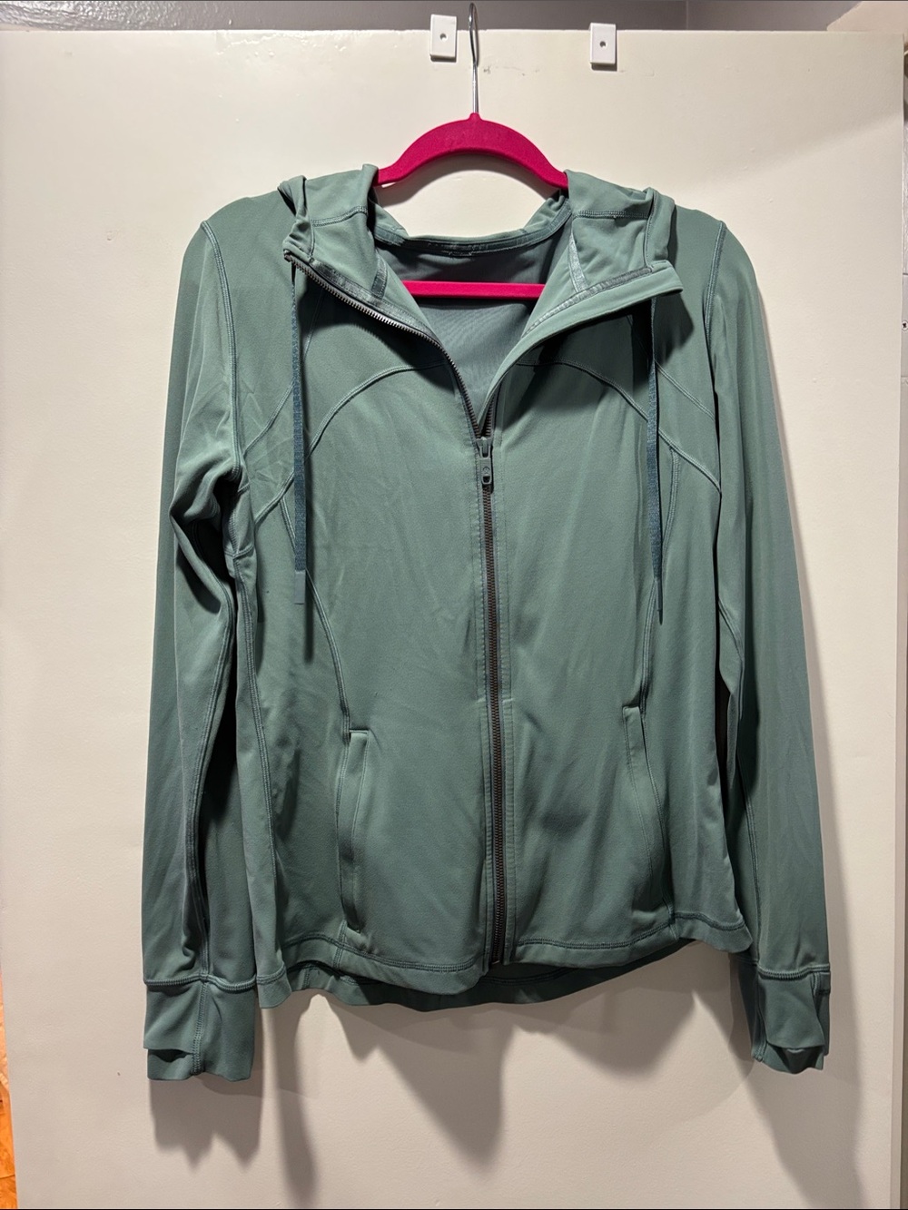 lululemon athletica Mint Green Full-Zip Hooded Utility Jacket